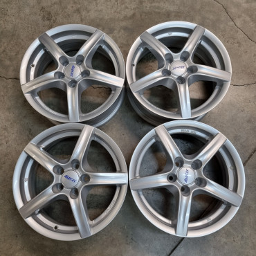 5x98 R15 6J ET38 58.1 ALUTEC GRIP Polar silver