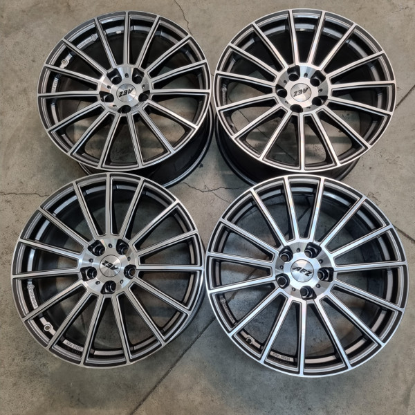 5x110 R19 9J ET34 65.1 AEZ STEAM Gun metal polished