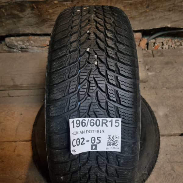 195/60R15 NOKIAN DOT4819