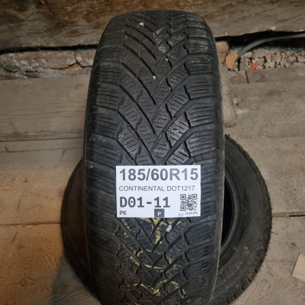 185/60R15 CONTINENTAL DOT1217