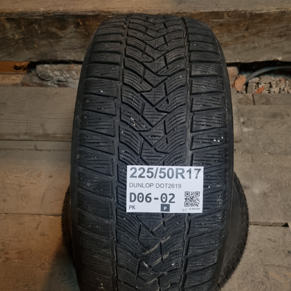 225/50R17 DUNLOP DOT2619