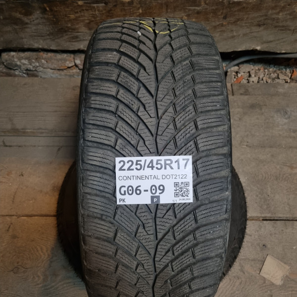 225/45R17 CONTINENTAL DOT2122