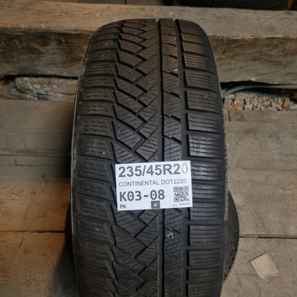 235/45R20 CONTINENTAL DOT2220