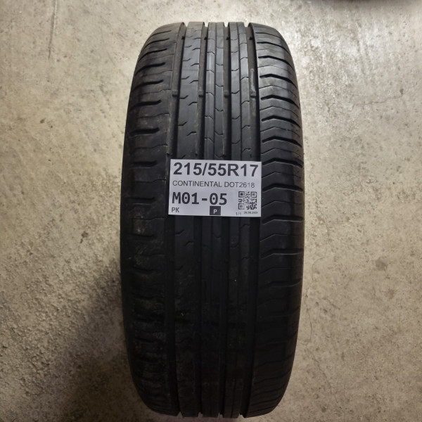 215/55R17 CONTINENTAL DOT2618