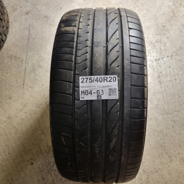 275/40R20 BRIDGESTONE RSC DOT4619
