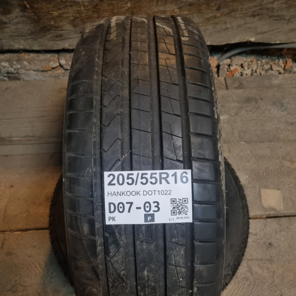 205/55R16 HANKOOK DOT1022