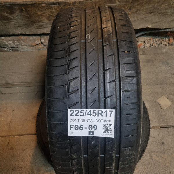 225/45R17 CONTINENTAL DOT4918