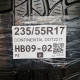 235/55R17 CONTINENTAL DOT2217