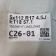 5x112 R17 4.5J ET18 57.1 155/90R17 LINGLONG