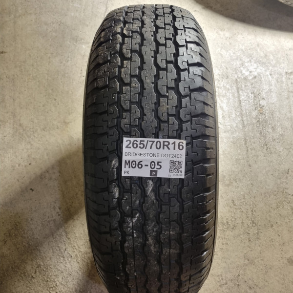 265/70R16 BRIDGESTONE DOT2402