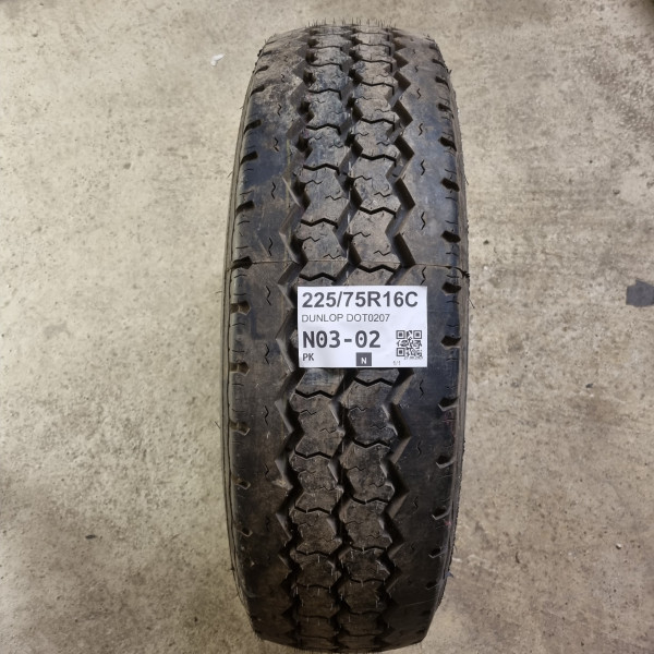 225/75R16C DUNLOP DOT0207