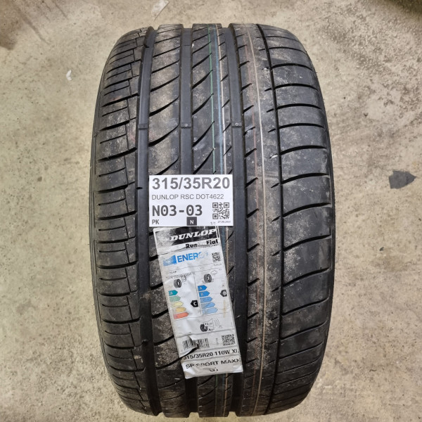 315/35R20 DUNLOP RSC DOT4622