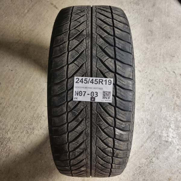 245/45R19 GOODYEAR RSC DOT1922
