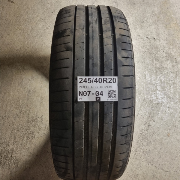 245/40R20 PIRELLI RSC DOT2419