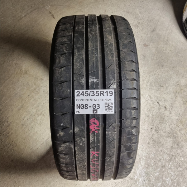 245/35R19 CONTINENTAL DOT5025