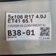 5x108 R17 4.0J ET41 65.1 135/80R18 CONTINENTAL