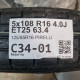 5x108 R16 4.0J ET25 63.4 125/85R16 PIRELLI