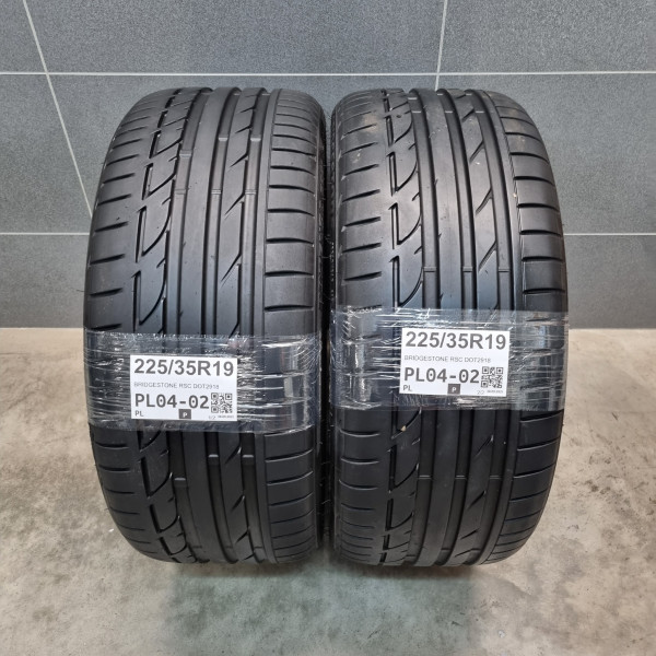 225/35R19 BRIDGESTONE RSC DOT2918