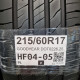 215/60R17 GOODYEAR DOT0226,25