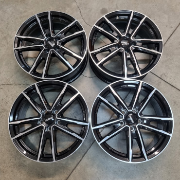 5x114.3 R18 7.5J ET49.5 67.1 Black/polished Dezent KF