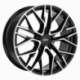 5x114.3 R17 7.5J ET48 72.6 CARMANI 20 Ludwig black polish