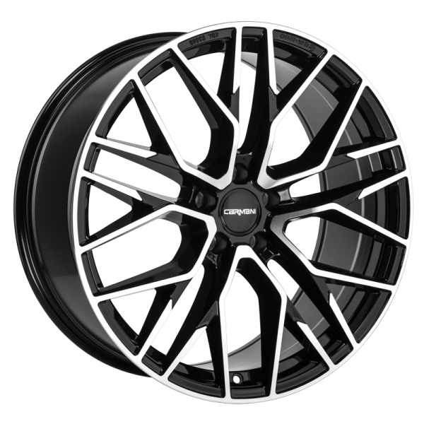 5x114.3 R17 7.5J ET48 72.6 CARMANI 20 Ludwig black polish