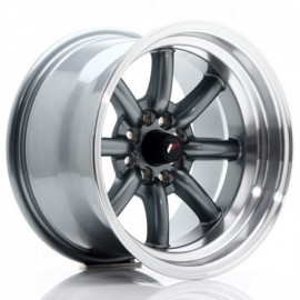 JAPAN RACING JR19 9x15 4x100/4x114.3 ET-13 73.1 Gun metal