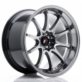 JAPAN RACING JR5 10.5x18 5x114.3 ET12 74.1 Hiper Black