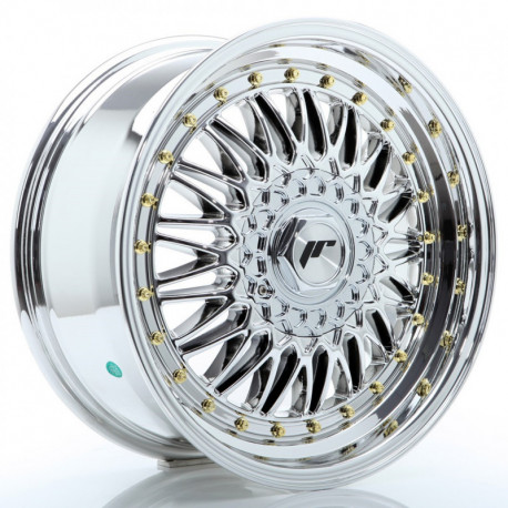 JAPAN RACING JR9 7.5x17 4x100/4x108 ET20 74.1 Chrome