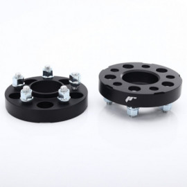 Rozširovacie podložky (sada 2ks) 40mm 4x114.3 66.1 So štiftami Japan Racing Čierna