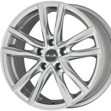 5x112 R16 6.5J ET35 76.0 MAK MILANO W SILVER