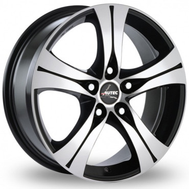 7.5x17 5x105 R17 7.5J ET38 56.6 AUTEC ETHOS BLACK POLISHED