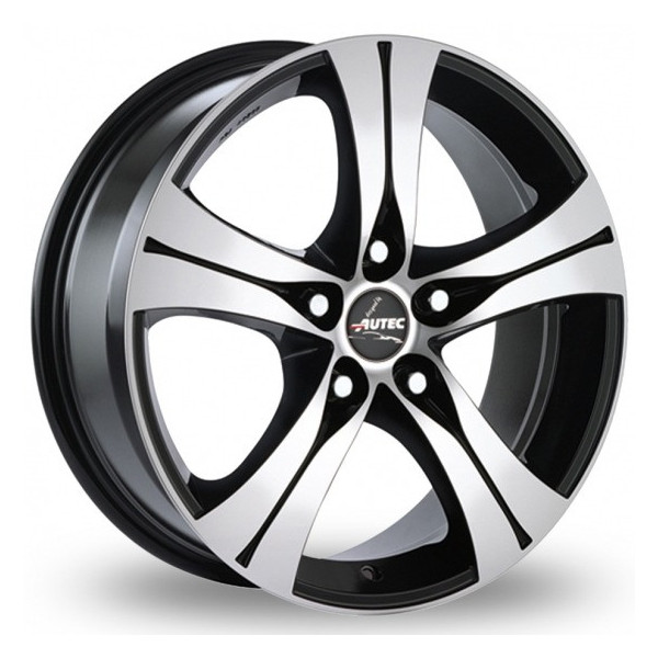 7.5x17 5x105 R17 7.5J ET38 56.6 AUTEC ETHOS BLACK POLISHED