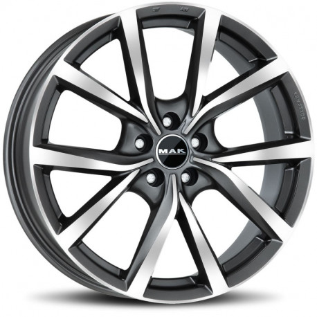 MAK POLARIS 7x17 5x114.3 ET48 76 GUN MET MIRROR