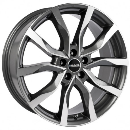 MAK HIGLANDS DEMO LAND ROVER 9x18 5x120 ET48 72 SILVER