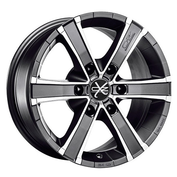 OZ SAHARA 5 8x18 5x130 ET43 71.6 MATT GRAPHITE DIAMOND CUT