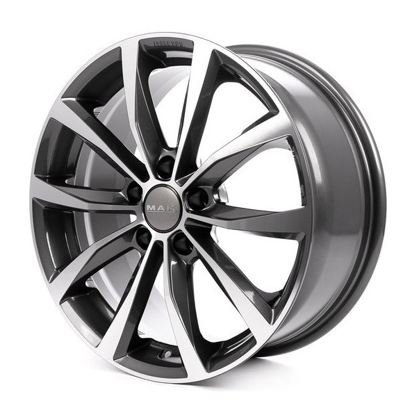 5x112 R20 8.0J ET30 76.0 MAK WOLF GUN MET MIRROR FACE