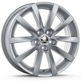 ŠKODA ALARIS OEM 60U601025A 6x15 5x100 ET38 57.1 Silver / M-REZ do 04.12. 821144