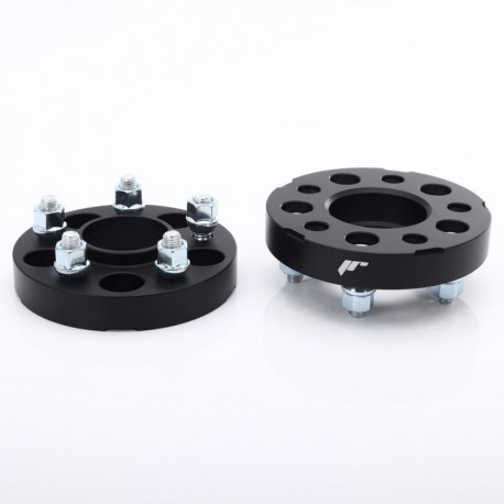 Rozširovacie podložky (sada 2ks) 20mm 5x114.3 64.1 So štiftami Japan Racing Čierna