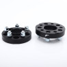 Rozširovacie podložky (sada 2ks) 25mm 5x114.3 64.1 So štiftami Japan Racing Čierna