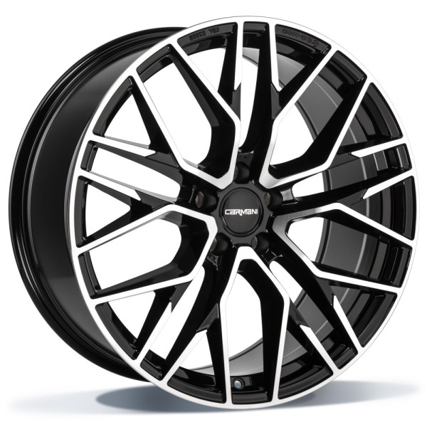 5x112 R19 8.5J ET40 66.6 Carmani Ludwig Black polish