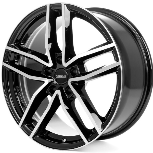 DEZENT TR Dark 7.5x18 5x114.3 ET38 71.6 Black Polished