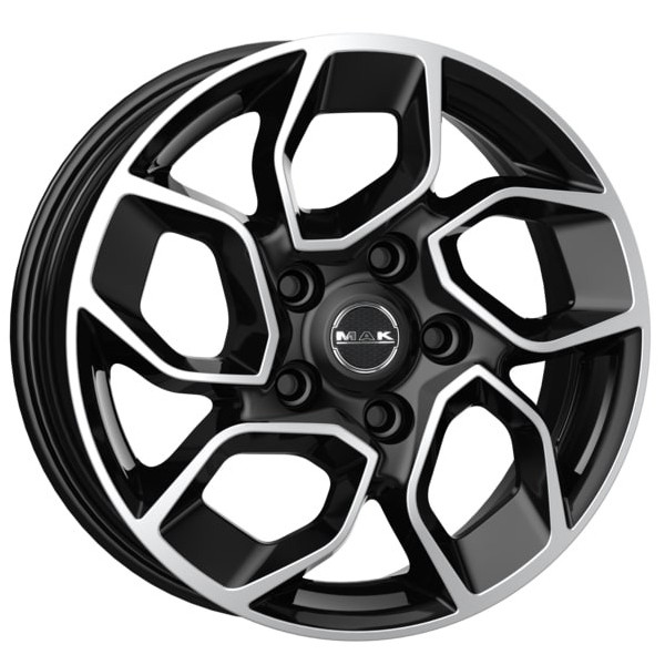 5x118 R16 6.5J 65.1 71.1 MAK Express D3 Black Mirror