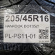 205/45R16 HANKOOK DOT3521