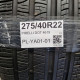 275/40R22 DOT 4619 108Y, Pirelli, SCORPION VERDE ALL SEASON LAND ROVER