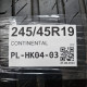 245/45R19 CONTINENTAL