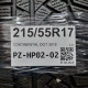 215/55R17 CONTINENTAL DOT 3518