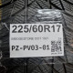 225/60R17 BRIDGESTONE DOT 1021