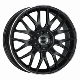 MAK ARROW-D 11x21 5x112 ET49 GLOSS BLACK MIRROR RING 66.6