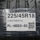 225/45R18 CONTINENTAL